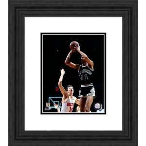  Framed George Gervin San Antonio Spurs Photograph: Sports 
