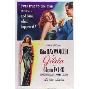   Movie G 27x40 Rita Hayworth Glenn Ford George Macready
