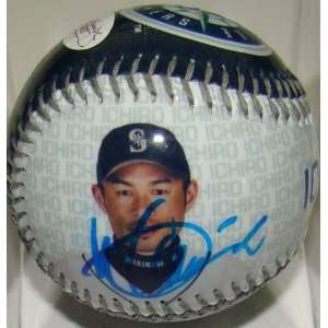 Ichiro Suzuki Autographed Ball   JSA