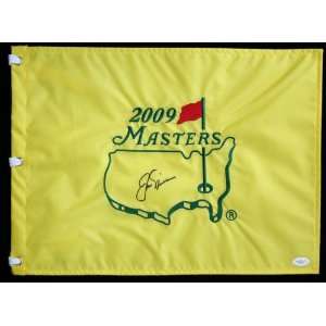 Jack Nicklaus Autographed Masters Flag Jsa Authenticated