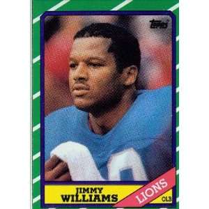  1986 Topps #252 Jimmy Williams   Detroit Lions (Football 