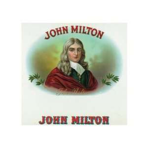  John Milton Brand Cigar Box Label Premium Poster Print 
