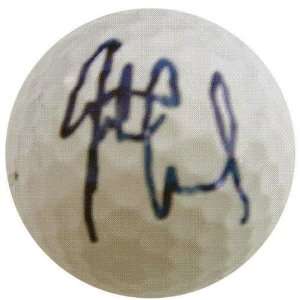  Justin Leonard Autographed Golf Ball   Autographed Golf 