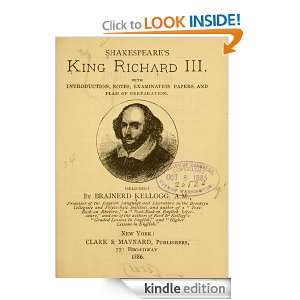 King Richard III by William Shapespeare William Shakespeare  
