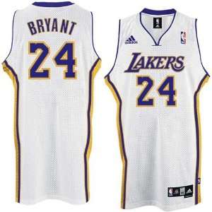 Kobe Bryant Los Angeles Lakers White Swingman Jersey