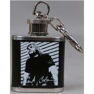 Kurt Cobain Mini Flask Keychain