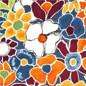 Michael Miller fabric colourful flowers by Laura Gunn 