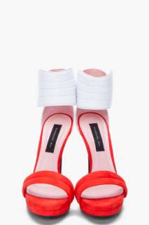 Barbara Bui Red Biker Sandals for women  