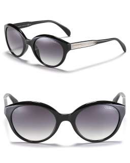 Giorgio Armani Rounded Wayfarer Sunglasses   All Accessories 