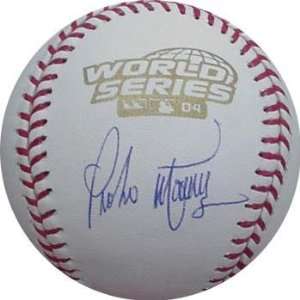 Pedro Martinez Signed Baseball   2004 W S   Autographed Baseballs