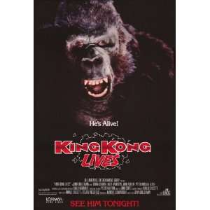  King Kong Lives (1986) 27 x 40 Movie Poster Style A: Home 