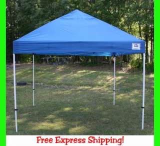 New 10 x 10 Ez Pop Up Canopy Tent Gazebo Blue Shelter  