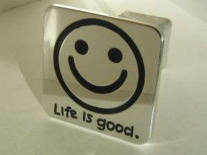 HAPPY FACE life is good , hitch cover,happy face ,  