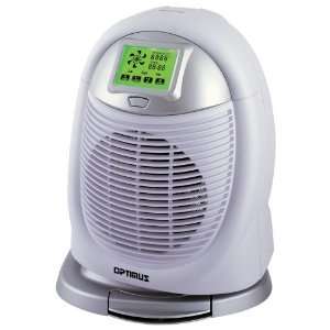 Portable Digital Oscillating Fan Heater with Thermostat and Touch 
