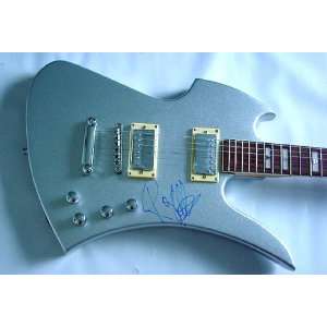  Pink Floyd Roger Waters Signed Silver Guitar & Video Proof 