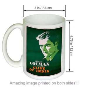  Clive of India Vintage Ronald Colman Movie COFFEE MUG 
