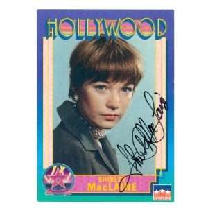 Shirley MacLaine Autographed/Hand Signed Hollywood Walk of Fame 