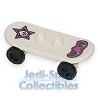 lego minifig skateboard white with skull on star wi $ 2 47 10 % off $ 