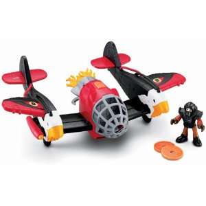 Fisher Price Imaginext Sky Racers Twin Eagle: Toys & Games