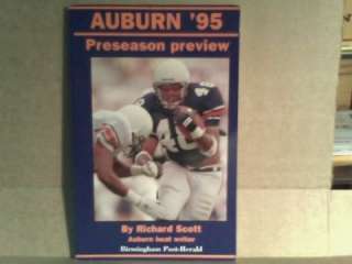 1995 Auburn Tigers Football Guide. EXMT Cond.cvr Davis  
