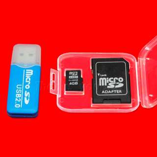 New 4GB 4 GB MICRO SD MiroSD SDHC TF 4G 4 G class 4 MEMORY CARD 