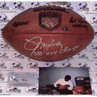  Autographed Lawrence Taylor Ball     Super Bowl XXV 
