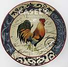 TABLE EXPRESSIONS French Rooster Ceramic Pasta / Serving Bowl