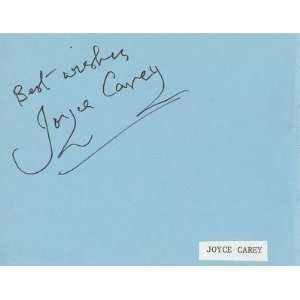  Tom Courtenay & Joyce Carey Signed Album Page Jsa Sports 