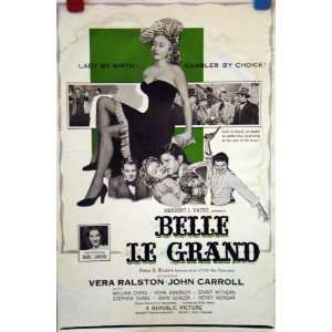 Belle le Grand Vintage 1951 Pressbook with Vera Ralston, John Carroll