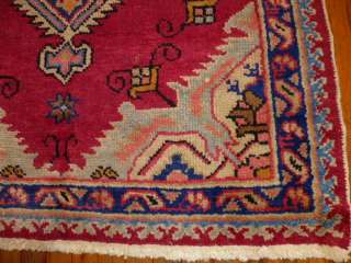 1920s Antique Turkish OUSHAK Natural dye Wool Rug  