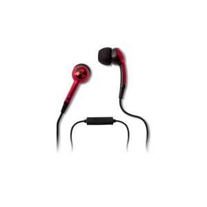com Ifrogz Earpollution Plugz Earbuds Mic Red Noise Isolating Earbuds 