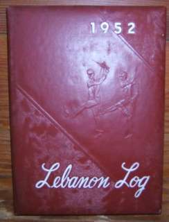 1952 MT MOUNT LEBANON HIGH SCHOOL Pennsylvania YEARBOOK  