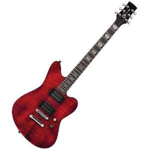   SKATECASTER SK 3 ST TRANS RED ELECTRIC GUITAR Musical Instruments