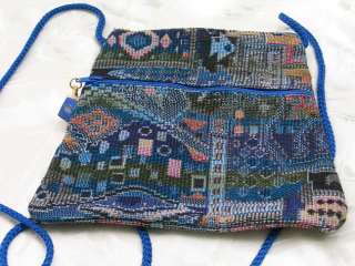Ethnic Woven Hippie Shoulder Handbag / Purse Triangle Style Fabric D17