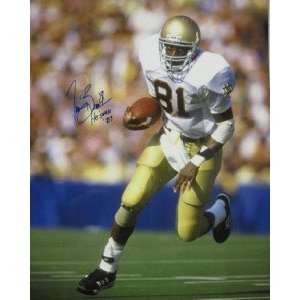  NEW/MINT Tim Brown SIGNED 16x20 87 HIESMAN NOTRE DAME 