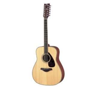  Yamaha FG720S 12 Solid Top 12 String Acoustic Folk Guitar 