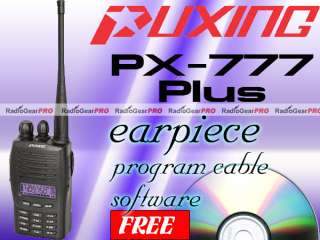 Puxing PX 777 PLUS VHF handheld radio programming cable  