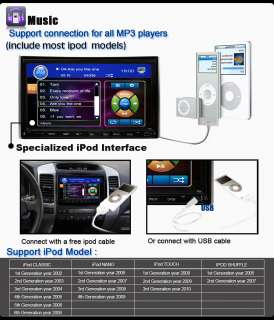 In Dash 7 Touch Screen Car dvd Player Radio USB USSHIP  