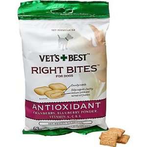   Vets Best Right Bites Antioxidant Dog Treats, 63 bites