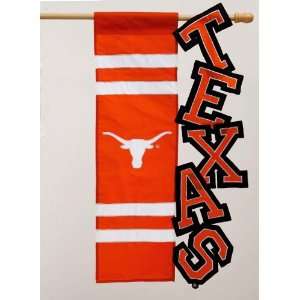   of Texas Longhorns Applique Cutout House Flag: Sports & Outdoors