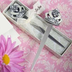   Royal Wedding Collection crown and Fleur De Lis design letter openers