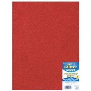  Glitter Foam Sheet 9X12 2mm Red Arts, Crafts & Sewing