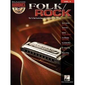  Folk/Rock   Harmonica Play Along Volume 4 Book/Cd 