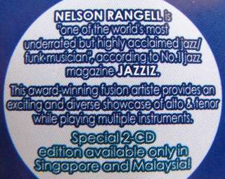 NELSON RANGELL   BEST OF SMOOTH JAZZ 2CD NEW ASIA EDITION ALTO SOPRANO 