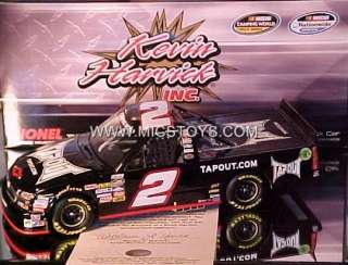 2011 Kevin Harvick #2 Signed Tapout Michigan UFC MMA Lionel Nascar 