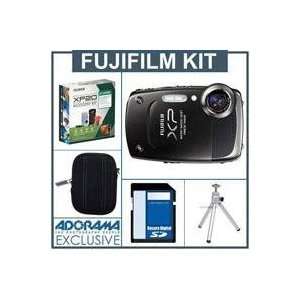  Fujifilm Finepix XP20 Digital Camera Kit   Black   with 