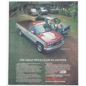  1987 GMC Sierra Pickup & Jimmy Print Ad (3574)