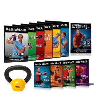 KettleWorx Ultra Kettlebell Workout System 10 Pound Kettlbell  