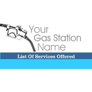  3x6 Vinyl Banner   Gas Station Services Offered 