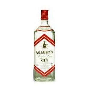  Gilbeys Gin London Dry 80@ 50ML Grocery & Gourmet Food